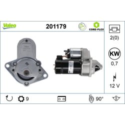 Starter Motor VALEO 201179 OE Ref 3471393