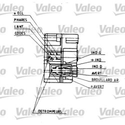 Steering Column Switch VALEO 251109 OE Ref 7700766407