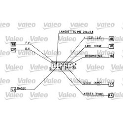 Steering Column Switch VALEO 251261 OE Ref 6239A2