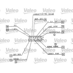Steering Column Switch VALEO 251262 OE Ref 6239A8