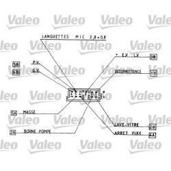 Steering Column Switch VALEO 251269 OE Ref 6239C1