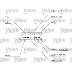 Steering Column Switch VALEO 251314 OE Ref 6239J1
