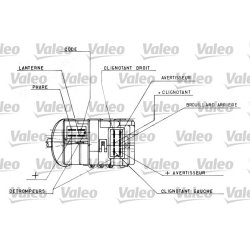Steering Column Switch VALEO 251328 OE Ref 7700779565