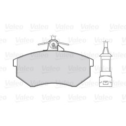 Plaquettes de frein VALEO 301003 pour AUDI, CHERY, VW OE 431698151D