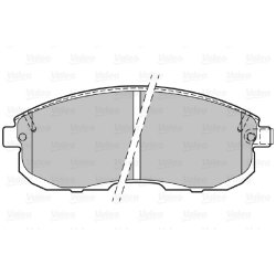 Jeu de plaquettes de frein VALEO 301011 pour FIAT, INFINITI, NISSAN, SUZUKI