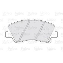 Jeu de plaquettes de frein VALEO 301021 pour HYUNDAI, KIA OE 58101-1RA05