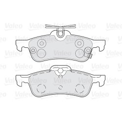 Jeu de plaquettes de frein VALEO 301028 pour DAIHATSU, TOYOTA CHARADE, YARIS