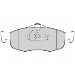 Jeu de plaquettes de frein VALEO 301034 pour FORD COUGAR, MONDEO, SCORPIO OE 1073731