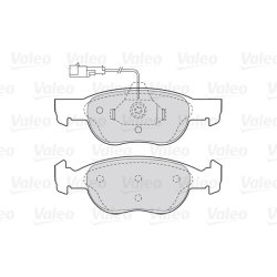 Jeu de plaquettes de frein VALEO 301040 pour ALFA ROMEO, FIAT, LANCIA OE 0009950713