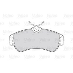 Jeu de plaquettes de frein VALEO 301054 pour NISSAN ALMERA, PRIMERA OE 41060-2F025