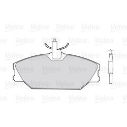 Jeu de plaquettes de frein VALEO 301061 pour ALPINE, DAEWOO, GM KOREA, RENAULT,