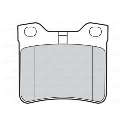 Jeu de plaquettes de frein VALEO 301063 pour PEUGEOT 406, 607 OE 425130