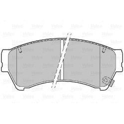 Jeu de plaquettes de frein VALEO 301071 pour MAZDA 6 OE GSYD-33-28Z