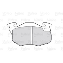 Jeu de plaquettes de frein VALEO 301075 pour CITROEN, PEUGEOT, RENAULT, OE 4251-37