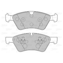 Jeu de plaquettes de frein VALEO 301107 pour MERCEDES OE 0004201105
