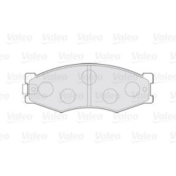 Jeu de plaquettes de frein VALEO 301123 pour NISSAN OE 4106031E85