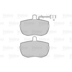Jeu de plaquettes de frein VALEO 301129 pour ALFA ROMEO, CARBODIES, FORD et plus encore...