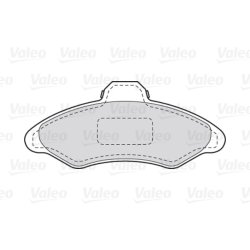 Jeu de plaquettes de frein VALEO 301172 pour FORD ESCORT, ORION OE 1015598