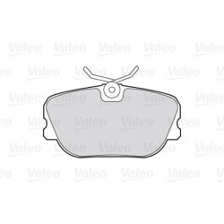 Jeu de plaquettes de frein VALEO 301241 pour MERCEDES 190 OE 0004209120