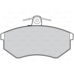 Plaquettes de frein VALEO 301252 pour AUDI, CHERY, SEAT, VW OE 357698151B