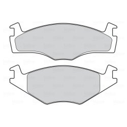 Jeu de plaquettes de frein VALEO 301258 pour SEAT, VW CORDOBA, IBIZA, POLO