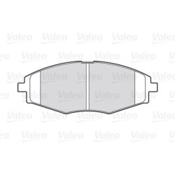 Jeu de plaquettes de frein VALEO 301316 pour CHERY, CHEVROLET, DAEWOO et plus encore...