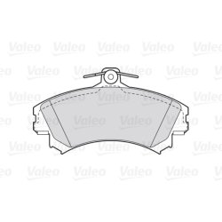 Jeu de plaquettes de frein VALEO 301318 pour MITSUBISHI, PROTON, SMART, VOLVO