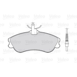 Jeu de plaquettes de frein VALEO 301326 pour CITROEN, PEUGEOT OE 1611335080