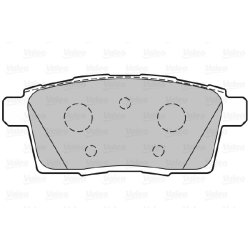 Jeu de plaquettes de frein VALEO 301336 pour FORD, MAZDA EDGE, CX-7, CX-9