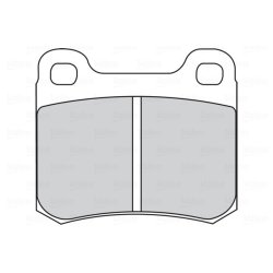 Jeu de plaquettes de frein VALEO 301345 pour MERCEDES OE 0004209820