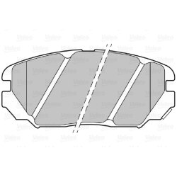 Jeu de plaquettes de frein VALEO 301348 pour HYUNDAI, KIA OE 58101-3KA20
