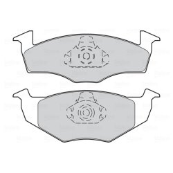Plaquettes de frein VALEO 301403 pour SEAT, SKODA, VW OE 1H0698151B