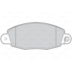 Jeu de plaquettes de frein VALEO 301432 pour FORD TRANSIT OE 1135167