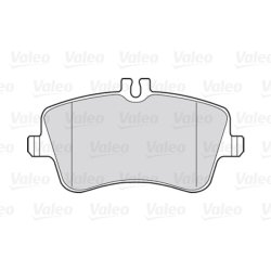 Jeu de plaquettes de frein VALEO 301448 pour MERCEDES OE 0034204520