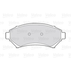 Jeu de plaquettes de frein VALEO 301458 pour BUICK, CADILLAC, CHEVROLET et plus encore...