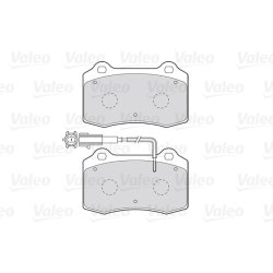 Jeu de plaquettes de frein VALEO 301466 pour PEUGEOT 406 OE 4251-82