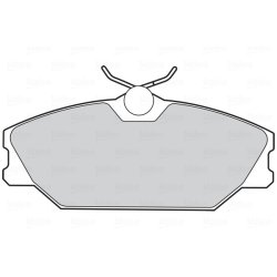 Plaquettes de frein VALEO 301473 pour RENAULT, référence d'origine 410604441R