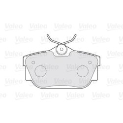 Jeu de plaquettes de frein VALEO 301482 pour VW TRANSPORTER OE 701698451