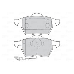 Plaquettes de frein VALEO 301486 pour AUDI, SEAT, SKODA, VW OE 1J0698151M