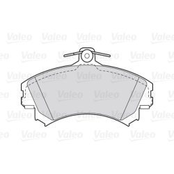 Jeu de plaquettes de frein VALEO 301493 pour MITSUBISHI, SMART, VOLVO OE 4605A658