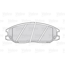 Jeu de plaquettes de frein VALEO 301505 pour HYUNDAI, KIA, MG, SSANGYONG