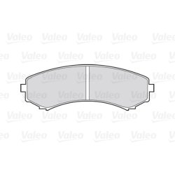 Plaquettes de frein VALEO 301518 pour MAZDA, MITSUBISHI OE S4YP3328Z