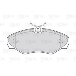Jeu de plaquettes de frein VALEO 301545 pour NISSAN, VAUXHALL, RENAULT,