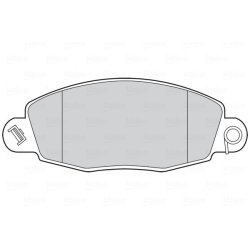 Jeu de plaquettes de frein VALEO 301547 pour FORD TRANSIT OE 1144288