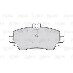 Jeu de plaquettes de frein VALEO 301549 pour MERCEDES CLASSE A OE 1684201120