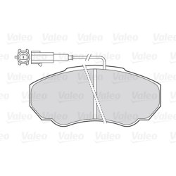 Jeu de plaquettes de frein VALEO 301568 pour CITROEN, FIAT, PEUGEOT OE 425243