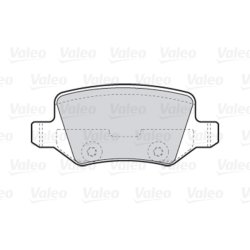 Jeu de plaquettes de frein VALEO 301583 pour MERCEDES CLASSE A, CLASSE B, VANEO