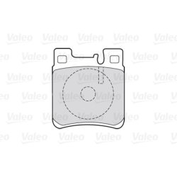 Jeu de plaquettes de frein VALEO 301617 pour CHRYSLER, MERCEDES OE 05143633AA