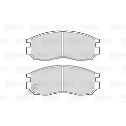 Jeu de plaquettes de frein VALEO 301625 pour HYUNDAI, MITSUBISHI, PROTON OE MB699266