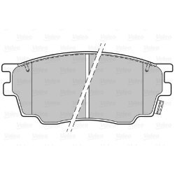 Plaquettes de frein VALEO 301647 pour MAZDA 6 OE G2YD3323Z